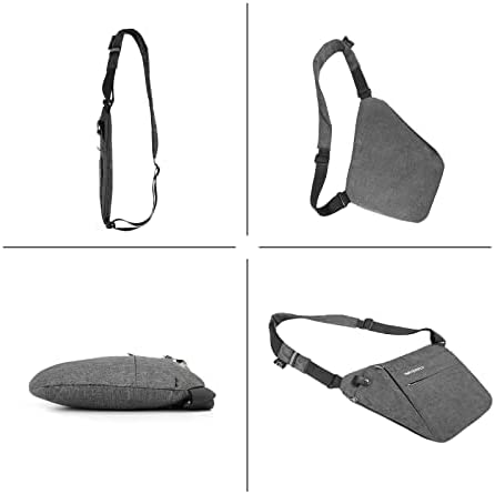 WATERFLY Sling Crossbody Chest Bag: Slim Anti-Theft Cross Body Bag Over Shoulder Backpack Stealth Side Pack Man Woman - Image 2